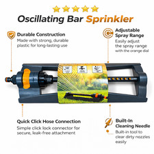 Oscillating sprinkler hozelock - oscillating,