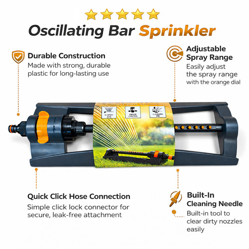 Oscillating sprinkler hozelock - oscillating,