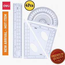 4pcs Transparent Geometry Set