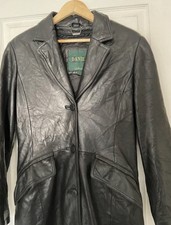 Women’s Long Black Leather