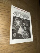 Asteroids Instruction Booklet