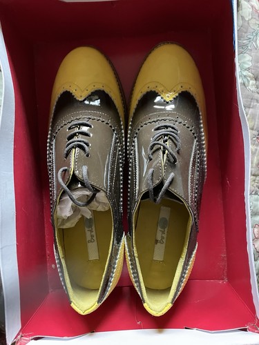 New bnib boden brown yellow - new,