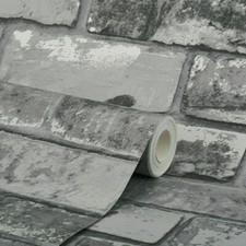 Slate Grey Realistic Brick