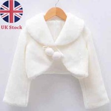 Girl Kid Faux Fur Jacket Wrap