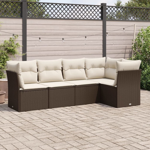 Garden sofa set brown - set,