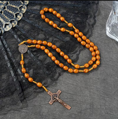 Rosary cross crucifix handmade - crucifix,