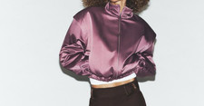 Zara PUFFER JACKET WITH