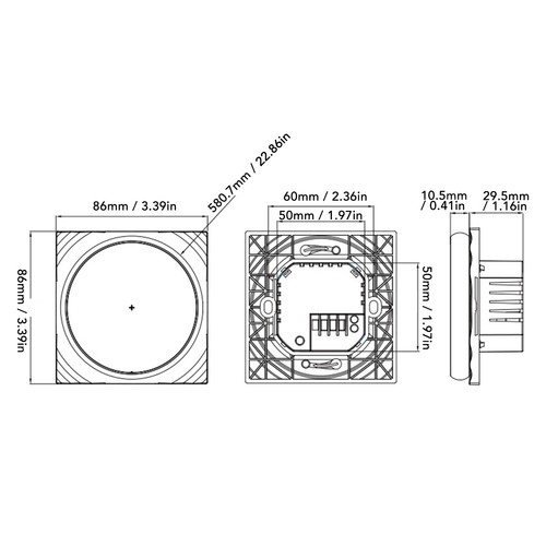 Wifi smart thermostat - thermostat, 16a