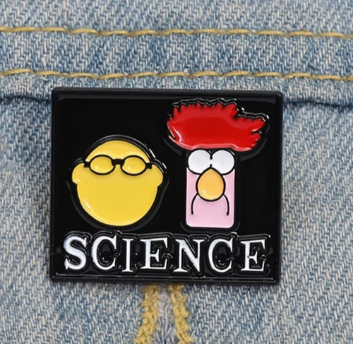 Muppets science pin badge - muppets,
