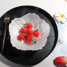 Flower Shaped Glass Plate