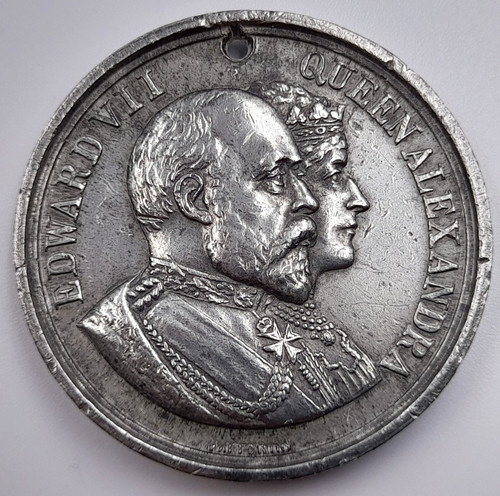 Antique 1902 coronation medal - 1902,