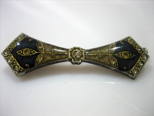 Antique art deco enamel - art,