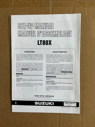 Nos genuine suzuki - nos, workshop