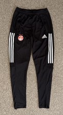 Aberdeen FC Adidas Training Pants, Small, Zipped Pockets, Excellent Condition