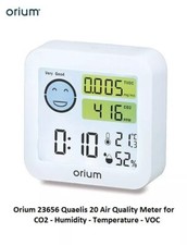 Orium 23656 Quaelis 20 Air Quality Meter for CO2 - Humidity - Temperature - VOC