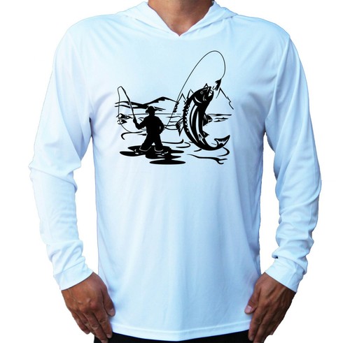 Fisherman trout fish - trout, on