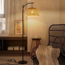 Bamboo Bell Lampshade Floor