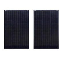 Black 300w solar panel - black,