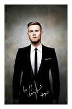 Gary Barlow Signed A4 Photo Print Autograph Music