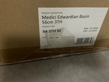 Burlington Medici Edwardian Basin 56cm 3TH (without pedestal)