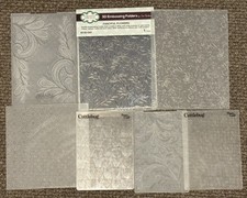 Large Bundle of Embossing Folders (7) for Card Making Craft - Gemini, Creative