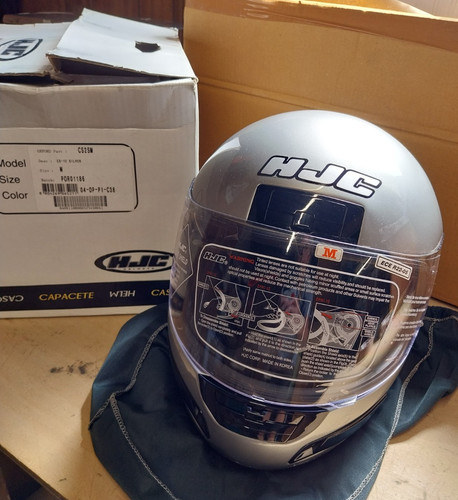 Hjc full face - cs-12, crash