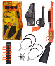 Wild West Sheriff Role Play Set with Toy Guns