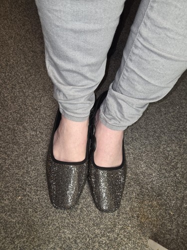 Sparkly black silver - black, &