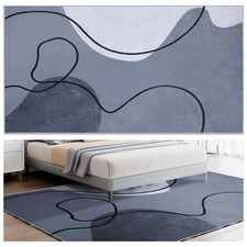 60 x 90cm Washable Area Rug Traditional Non Slip Rug Low Pile Living Room Carpet