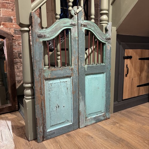 Pair vintage wooden gates - vintage,