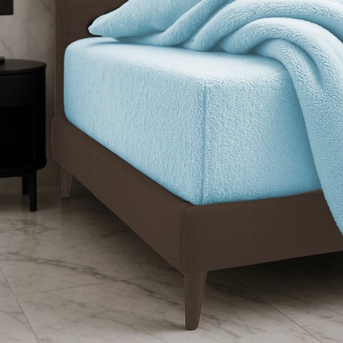 Teddy fleece fitted sheet - fitted,
