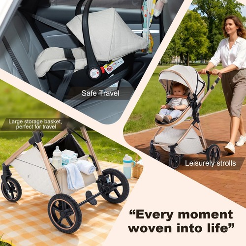 Premium baby stroller - premium, 3-in-1