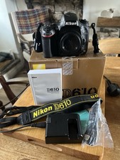 Nikon D610  DSLR camera body very low shutter count 21681  excellent condition.