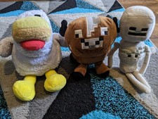 Bundle Of 3 Minecraft Plush