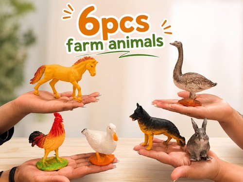 Farm animal pcs set - 6, toy