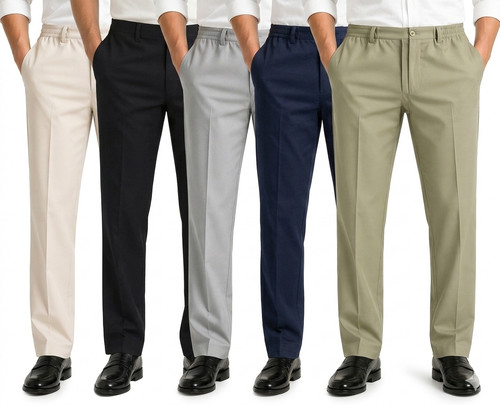 Mens elastic waist chino - elastic,