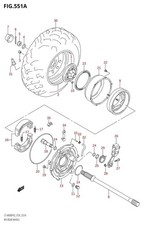 Suzuki Genuine ATV Brake Shoe