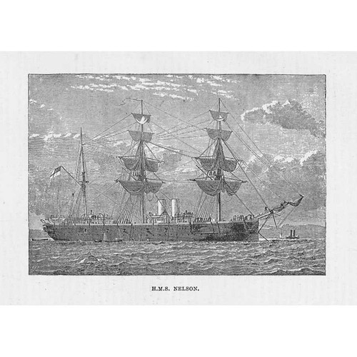 Hms nelson antique - antique, print
