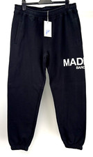 Madison Barclay Ocean Av Joggers, Mens Joggers Size Medium, Black, New