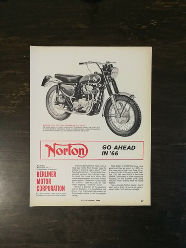 Vintage 1966 norton - norton, 750