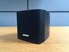 BOSE BLACK SINGLE CUBE SPEAKER  ACOUSTIMASS 3 5 10 15 LIFESTYLE 18 28 T10 ETC