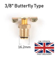 Air Compressor Tank 3/8"-BSP Drain Plug Valve/tap/drain Cock With T-handle UK