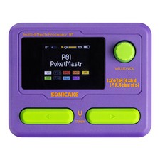 SONICAKE Pocket Master Guitar Bass IR Cabinets Multi-Effects OTG USB Pedal
