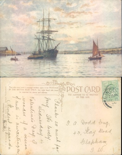 Harbor with ships - , lynn