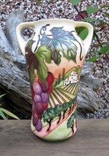 Moorcroft Rare VINEYARD GLORY Trial 10.6.24 Vase Shape 375/7 Retail Price £715