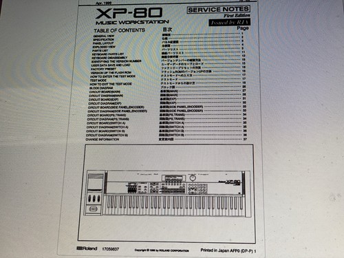 Roland service manual - service,