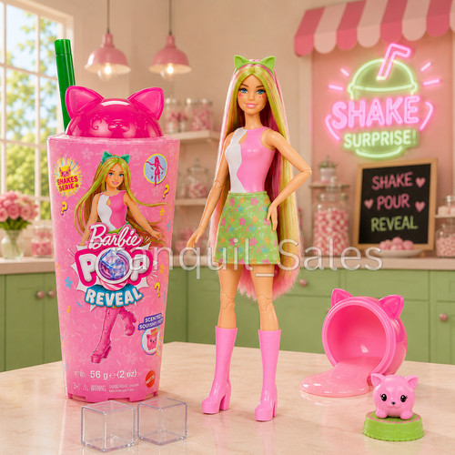 Barbie pop reveal - pop, shakes