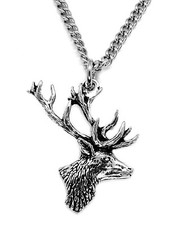 Stag Pendant with Chain