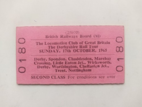 British rail train ticket - british,