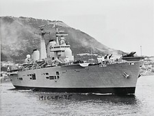 HMS INVINCIBLE. 10" X 8" Black and White photograph.